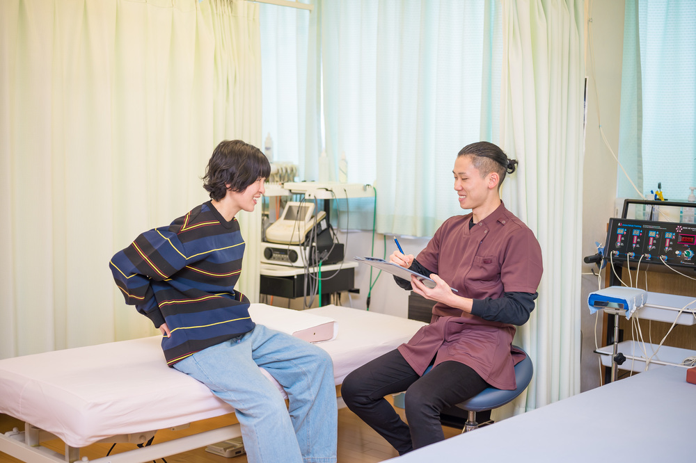 腰痛患者様の問診